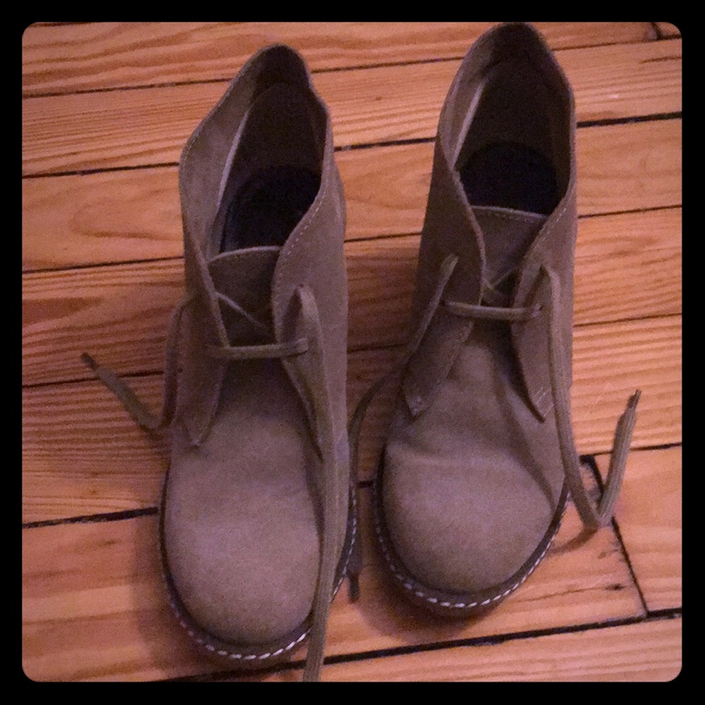 J Crew wedges -beige
